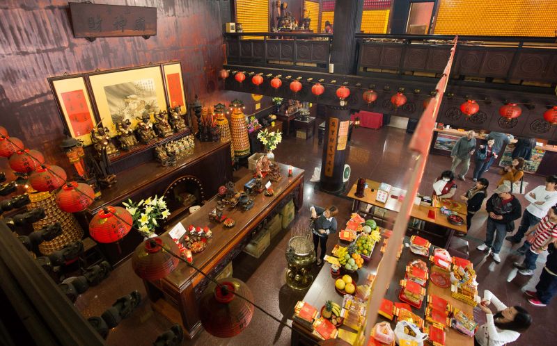 金山財神廟內一覽(圖片來源-欣傳媒)
