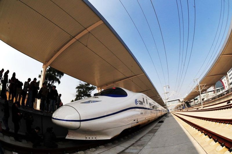 到中國旅行最方便、舒適的移動方式就是搭乘高鐵。(圖片來源mapio.net)