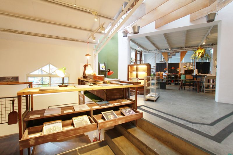 mini BOVEN 雜誌圖書館一景。(陳德偉攝)
