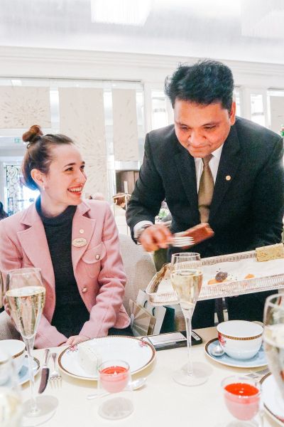 在Palm Court享用下午茶,無疑是在倫敦最棒的享受之一。(Photo|許詩美)