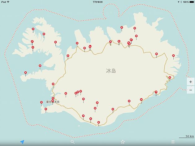 在map.me標註露營區