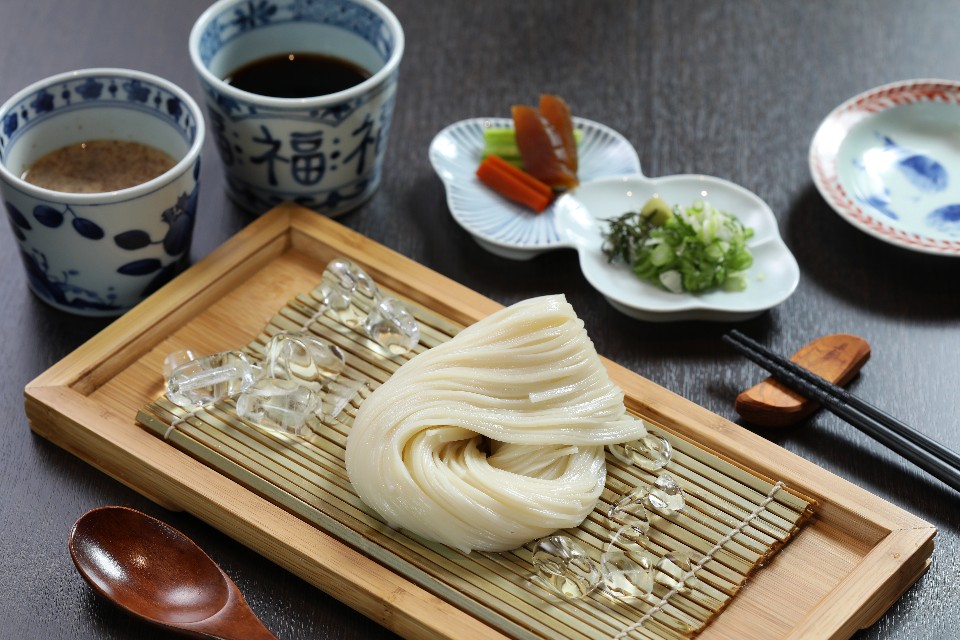 稻庭冷麵 雙味沾麵(圖片圖供:佐藤養助)