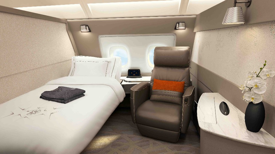 新加坡航空全新A380客艙發表,12月起開始配置於新航空中巴士A380機隊