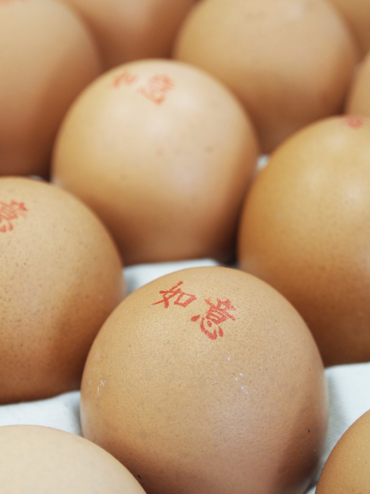 店內也可以買零散的雞蛋,真的有雜貨店的感覺。(陳德偉攝)
