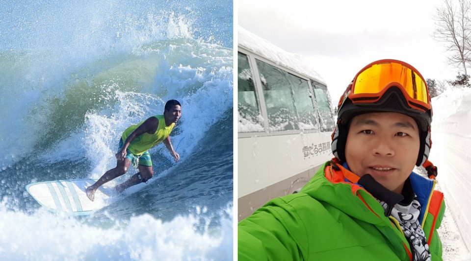 Benson教練 衝浪手的滑雪人生