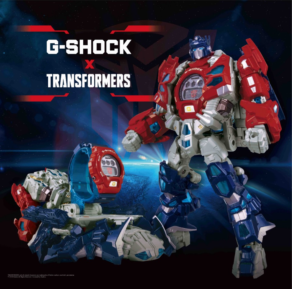 G-SHOCK攜手變形金剛推出限量聯名款 讓腕表不只是腕表 還可以是個經典收藏玩具!
