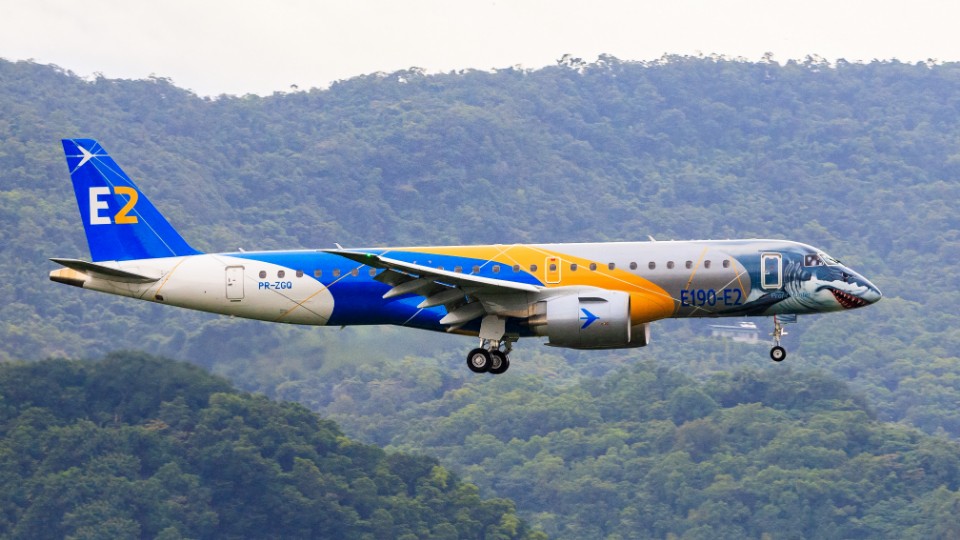 embraer e190-e2 鲨鱼机