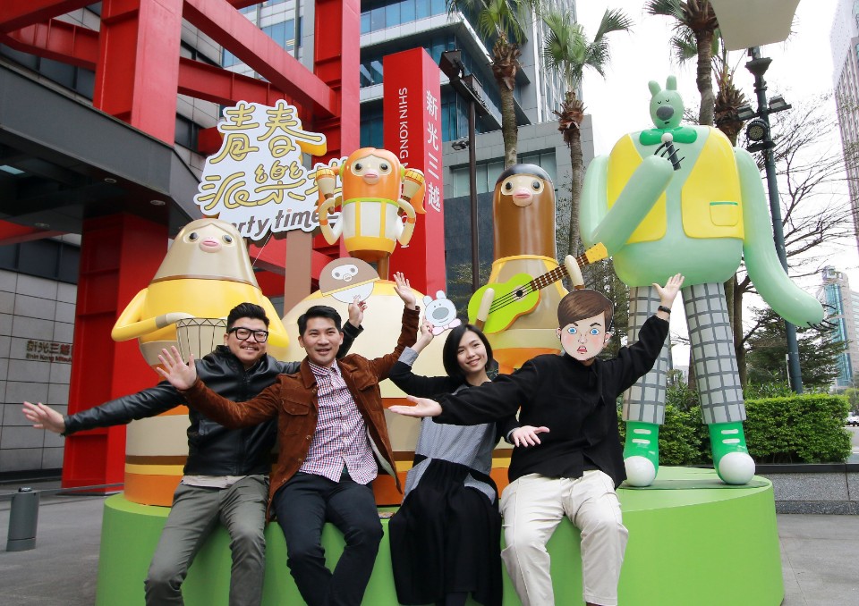 2019新光三越春季空間特展【青春派樂地Party time】一場最文青的青春派對!
