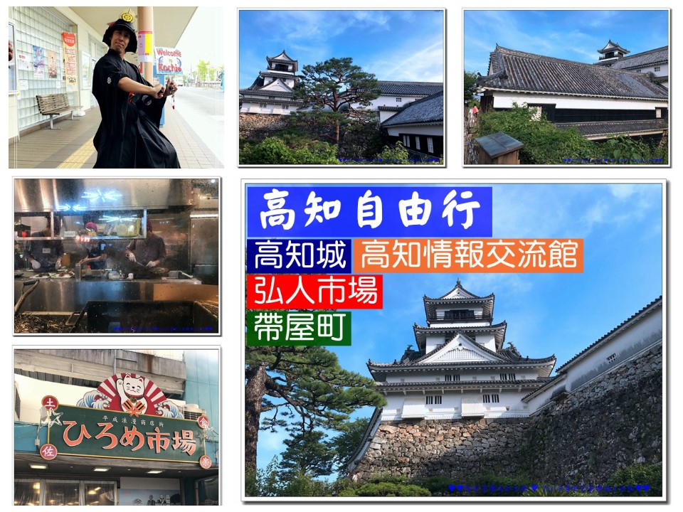 【郵輪高知自由行】高知必去 | 高知城 弘人市場 帶屋町 高知文化交流館 坂本龍馬紀念館