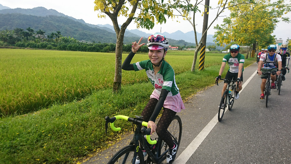 太陽普照施巴單車日!夏美帶車友玩遍美麗玉里