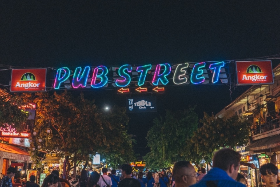 柬埔寨 暹粒 夜市 酒吧街 PUB STREET