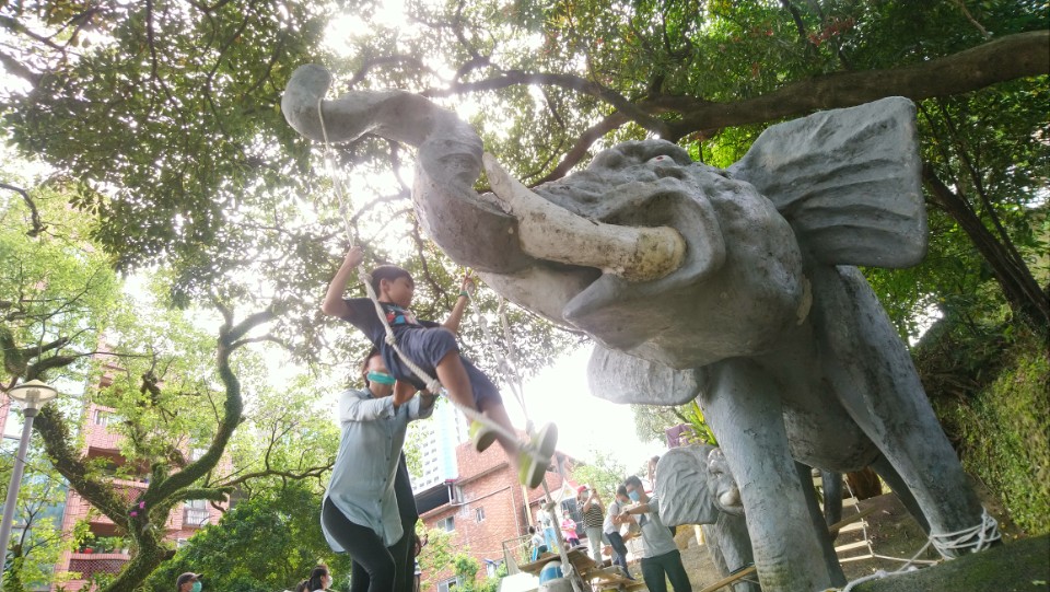 「基隆市中正公園兒童遊戲場參與式工作坊 」孩子王陪伴小玩咖 共創基隆中正公園「夢想基地」!