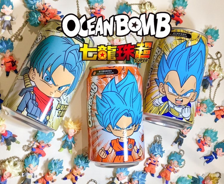 【美食】Ocean Bomb「七龍珠超」系列氣泡飲, 2020轟動上市!