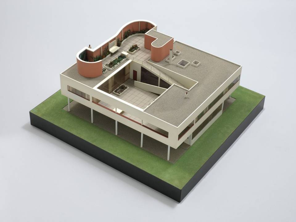 图片说明:法国已逝建筑大师勒.柯比意当年的休闲住宅建筑模型.
