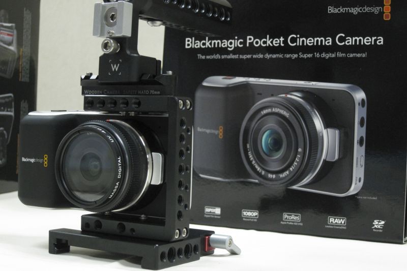 图片说明:blackmagic推出口袋型高端摄影机.(摄影/苏晓凡)