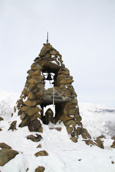 阿福五龍47滑雪日記-山頂絕佳的風景和地藏王菩薩