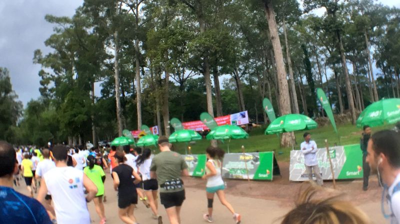 起跑。試著將注意力轉移回賽道路線本身並且享受當下。(賴維屏提供)