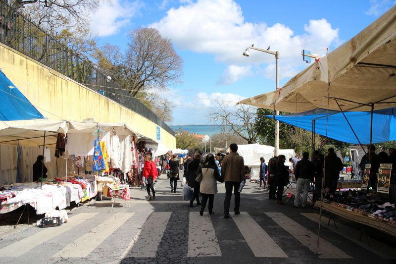 阿爾法瑪跳蚤市場Feira da Ladra。(照片提供:Jenna)