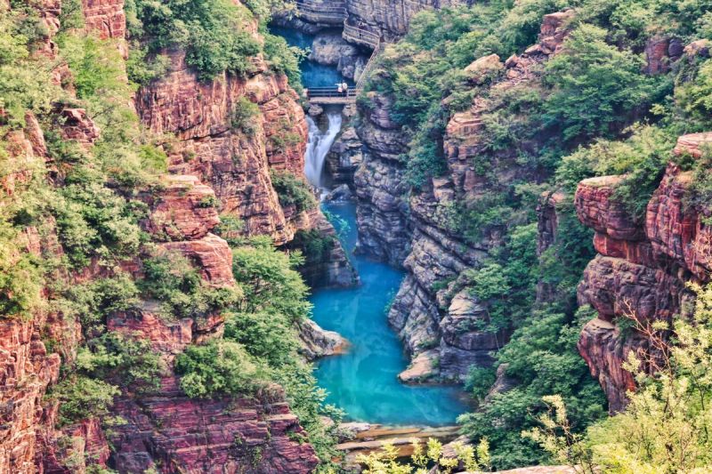 河南|太行山峡谷 桃花谷