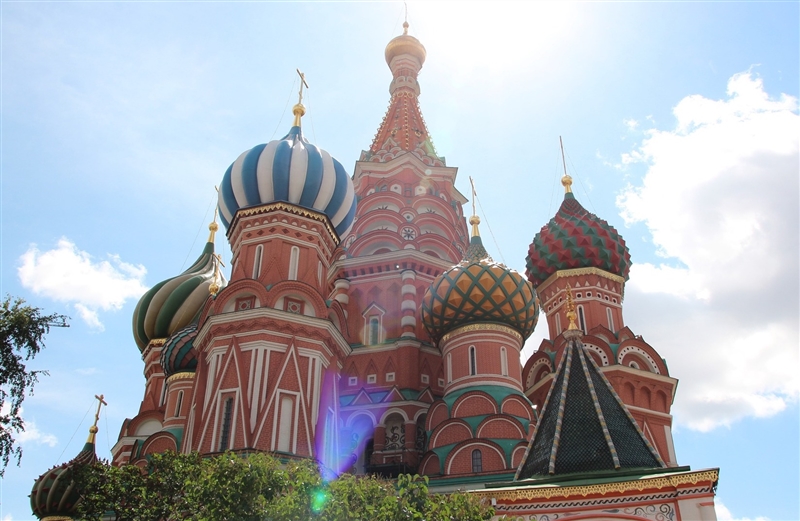 俄罗斯冰淇淋教堂图片