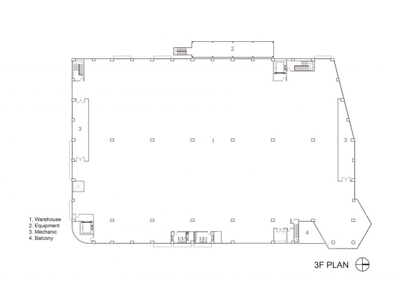三層平面圖；圖片提供：張哲夫建築師事務所、