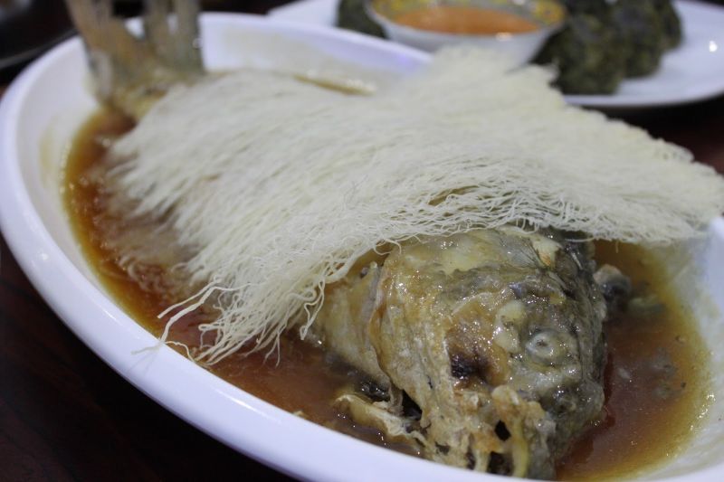 黃河鯉魚焙麵為豫菜的十大名菜之一 (圖片來源:凱雯)
