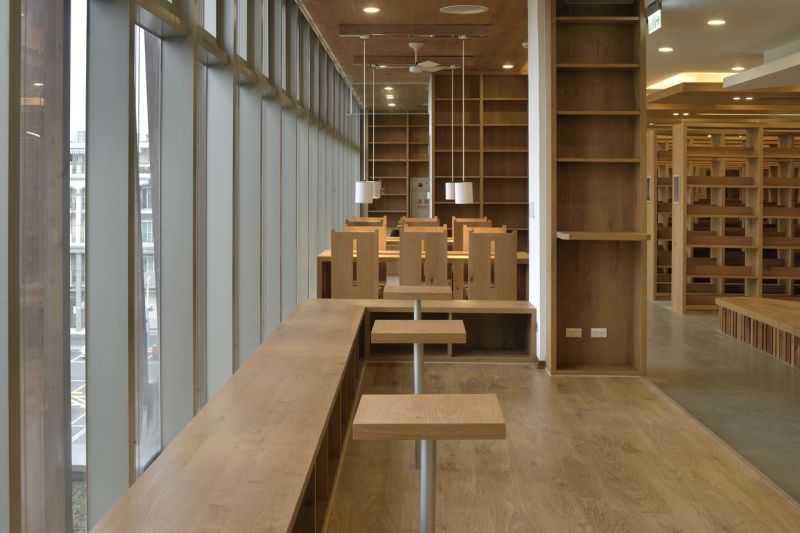 三樓觀景閱覽區；圖片提供：CTLU_盧俊廷建築師事務所