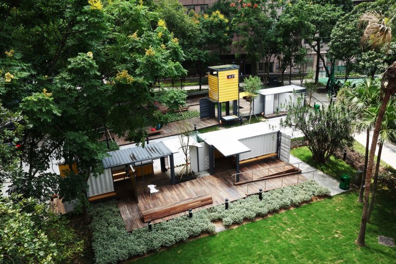 駿業街公園展覽亭／王維仁建築設計研究室；圖片提供：2016實構築策展單位