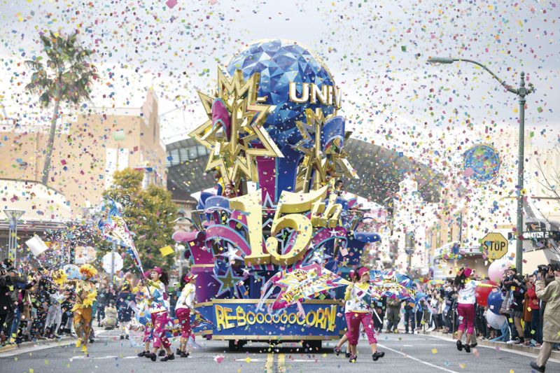 日本環球影城今年春天樂園迎接開業第15週年。© & ® Universal Studios.All rights reserved.