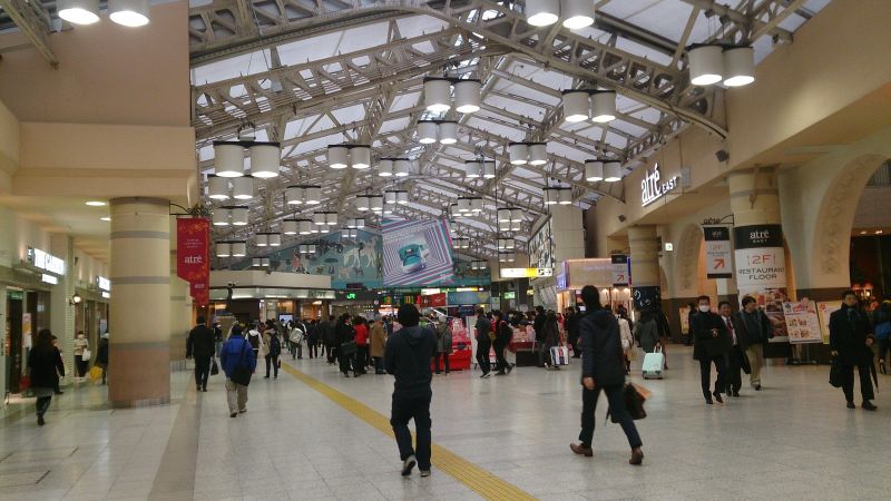 非常寬廣的大廳，有一點歐洲車站的感覺。(photo by 阿福)