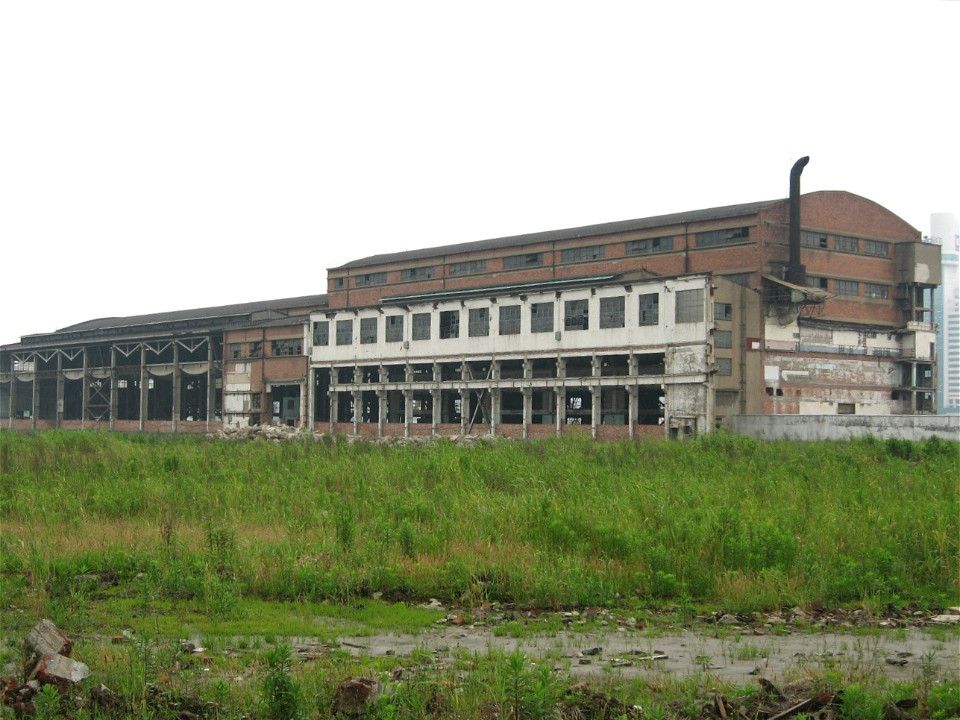 上海船廠原貌，前身為英商祥生船廠；圖片提供 / Arup