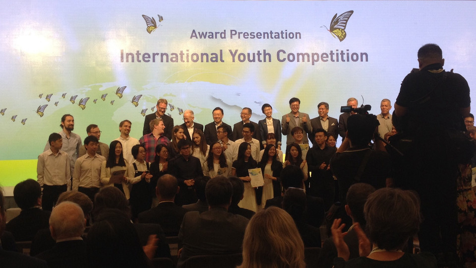 來自不同國家的團隊取得International Youth Competition優勝；圖片提供 / Annie Shao