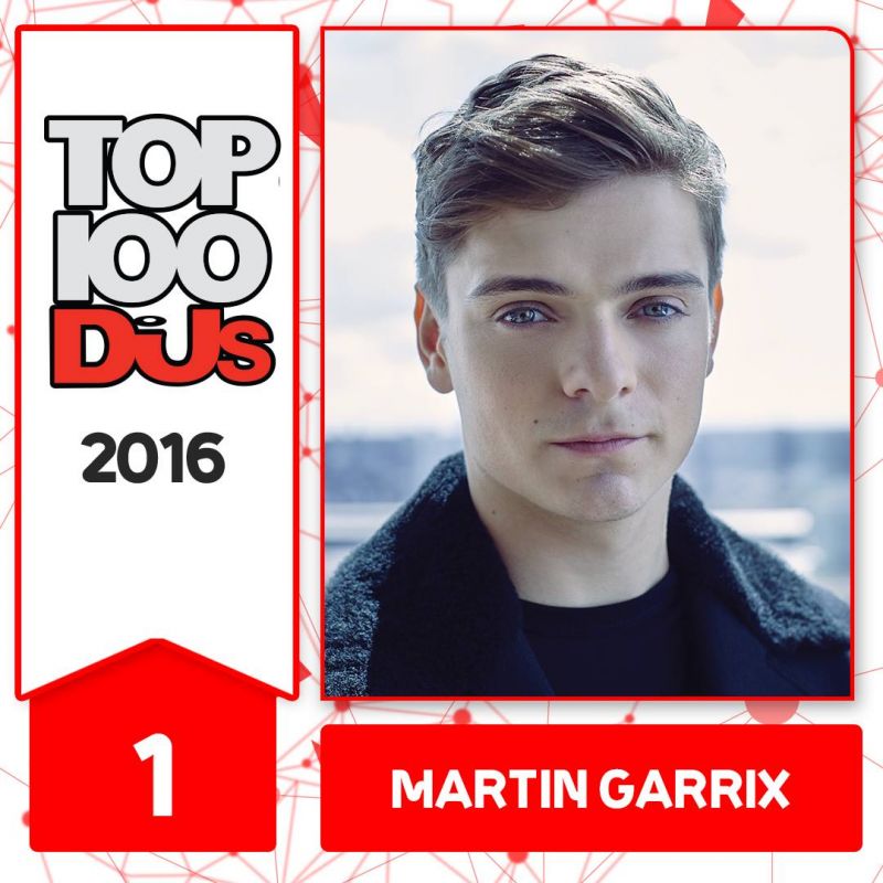 今年「世界百大 DJ」排行第一的 Martin Garrix（圖片來源：DJ Mag）