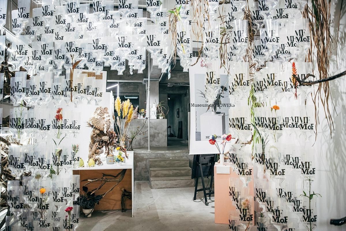 以「Second Life」概念來呈現植物藝術的「Museum of Flowers美樹館裡的服裝秀」；圖片／Louis Liu