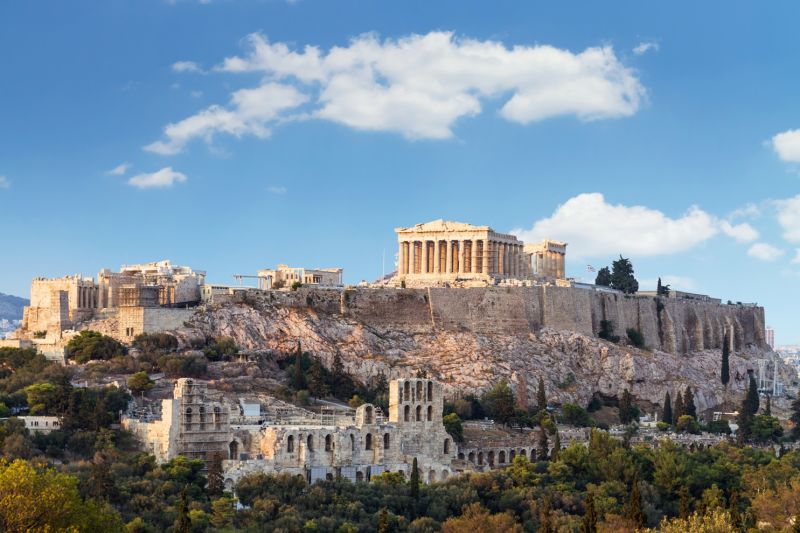 希臘雅典衛城，古歐文化下的世界遺產。(圖片由Booking.com繽客提供)
