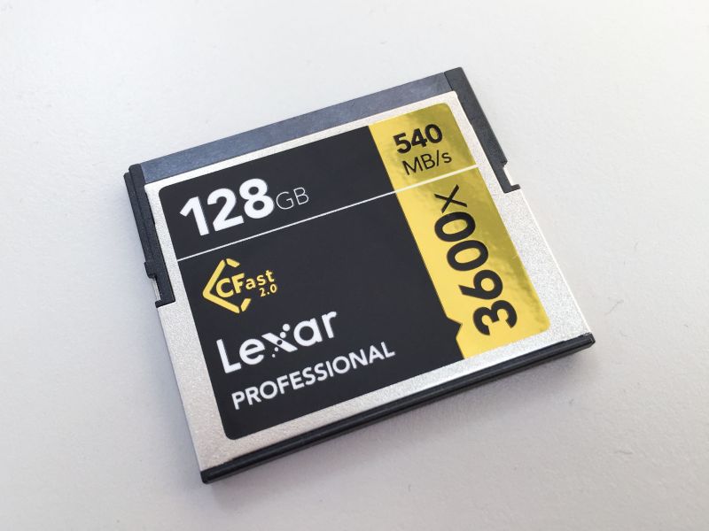 Lexar 3600x CFast 2.0 圖攝/吳仁凱