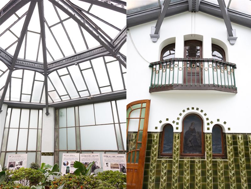 八角的溫室是迎賓館的最大特色之。圖片來源：山東繁體旅遊網