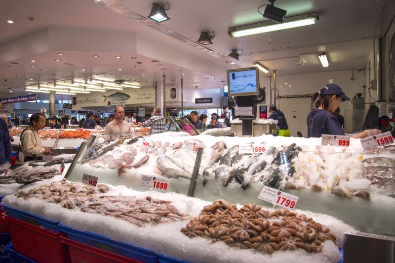 來訪的旅客總會到雪梨魚市場尋覓最新鮮的美味。（照片提供：123RF）