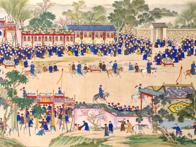 清朝萬壽宴圖