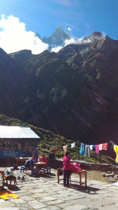 2015尼泊爾登山；圖片提供／王進坤