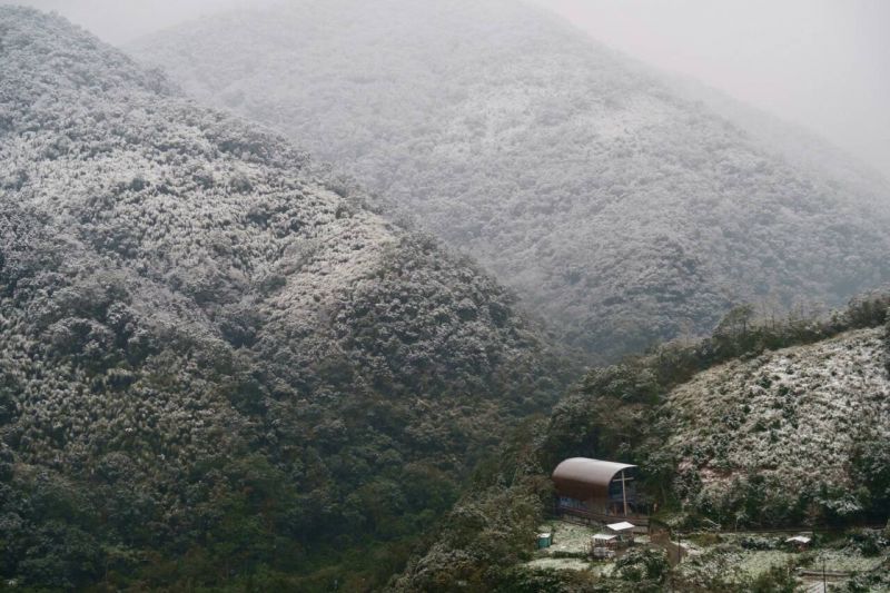 福山教堂 雪景;圖片提供/無有設計