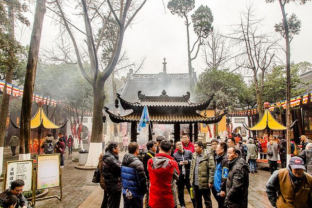 香火鼎盛的寒山寺(圖片來源:小虎哥)