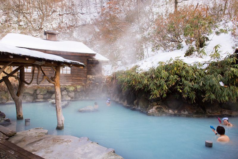 乳頭溫泉鄉的鶴之湯是日本知名的祕境溫泉。（圖片來源：蘇國輝）