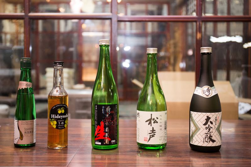 秀吉酒造的日本酒(圖片來源:蘇國輝)