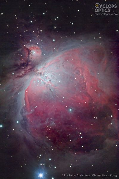 M42星雲(Credit:Cyclops Optics Ltd./Photo by:Szeto Koon Chuen, Hong Kong) 圖/STC提供