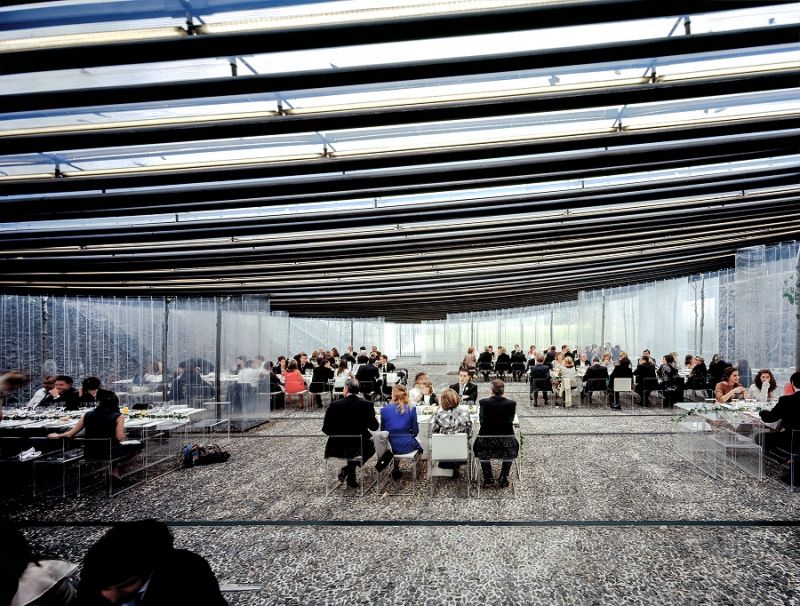 Les Cols Restaurant Marquee;圖片提供/2017 The Pritzker Architecture Prize