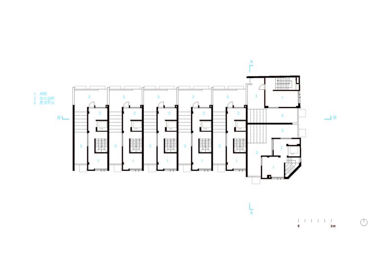 四層平面圖;圖片提供:沈庭增建築師事務所