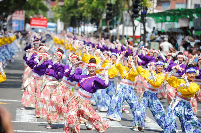 高知夜來祭是日本十大祭典之一。(圖片來源:高知縣)