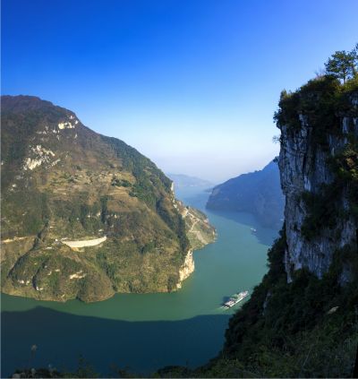 三峽僅占約120公里，但峰巒起伏，堪稱長江美景之最。（Photo│123RF）