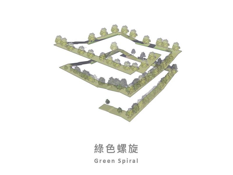 桃園總圖優勝作品─郭自強建築師+日本梓設計團隊;圖面提供:桃園市政府新工處